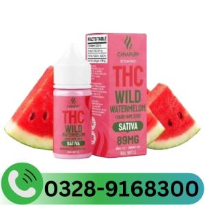 CanaPuff THC liquid Wild Watermelon 89 mg 30 ml In Pakistan