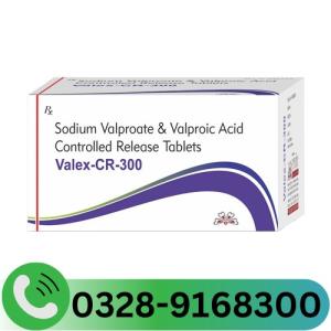 Valex-cr-300 Tablets Sodium Valproate 200 Mg in Pakistan